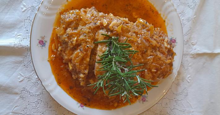 Filetto in crosta di formaggio 