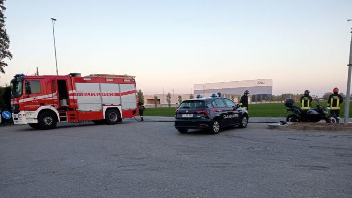 Incidente motociclistico a Diolo