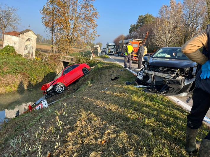 Incidente a San Secondo: un ferito. Scontro anche a Piazza di Montechiarugolo