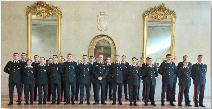 Il comando provinciale riceve 24 nuovi militari