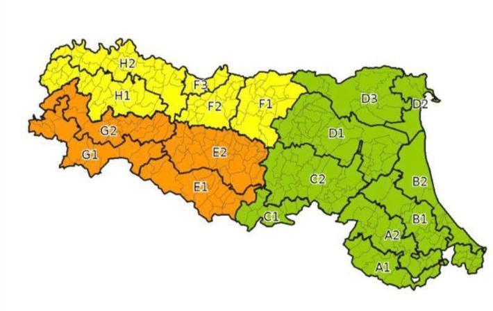Precipitazioni e rischio frane: diramata l'allerta arancione anche per la provincia di Parma