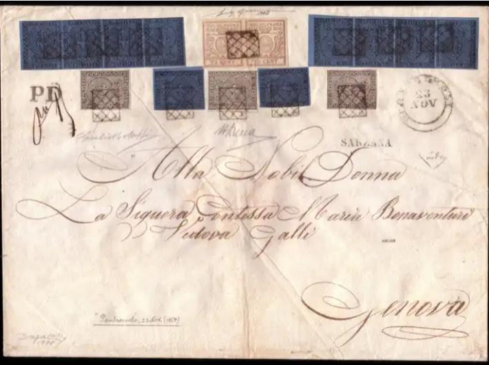 Vanno all&rsquo;asta a Milano il francobollo pi&ugrave; raro d&rsquo;Italia e &laquo;la pi&ugrave; spettacolare affrancatura del Ducato di Parma&raquo;