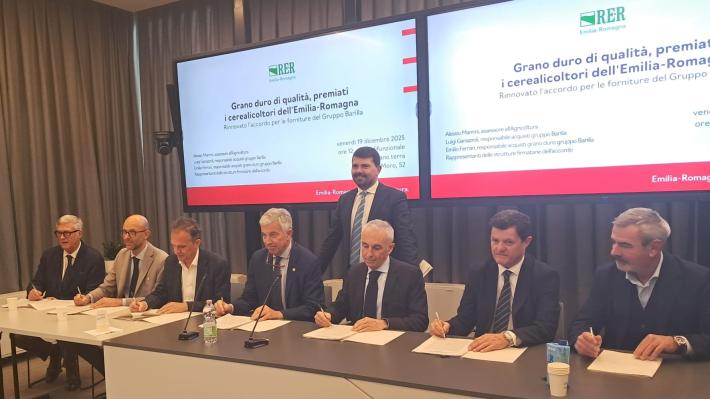 Emilia-Romagna e Barilla rinnovano accordo per la filiera del grano duro