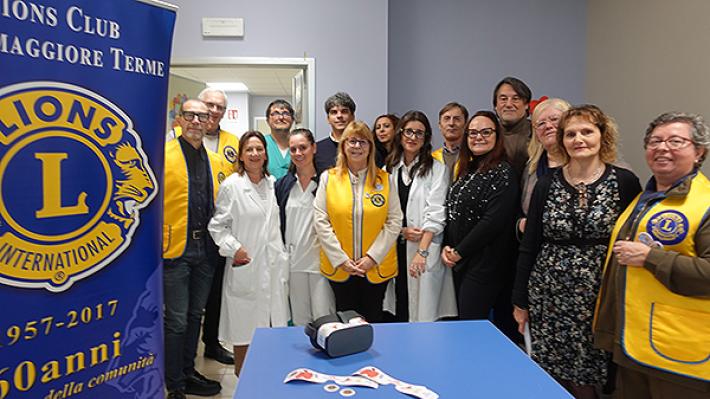Un visore di realt&agrave; virtuale per i piccoli pazienti: il dono del Lions Club di Salsomaggiore alla Pediatria dell&rsquo;ospedale di Vaio