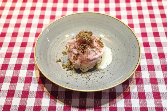 Bombetta di riso al tartufo e cuore cremoso