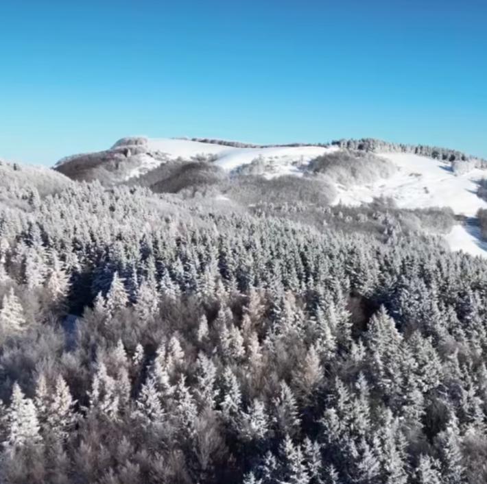 Bianco Natale sulla montagna emiliana (nel modenese), fiumi in pianura osservati speciali 