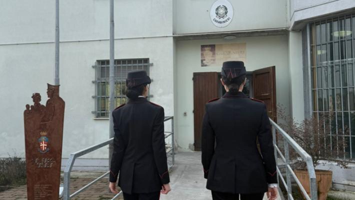 Le telecamere le immortalano durante il furto, i carabineiri le denunciano