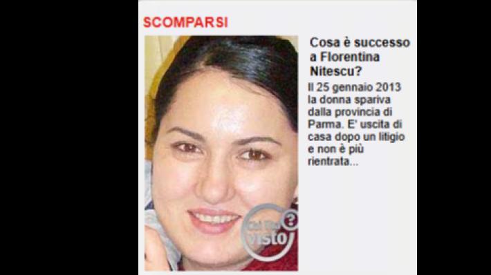 "Chi l'ha visto?" torna a lanciare l'appello per Florentina