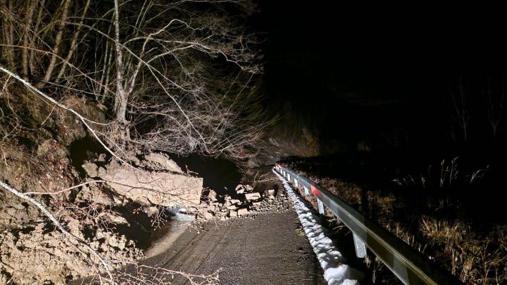 Nuova frana nel Bardigiano blocca la strada tra Pione e Paggio