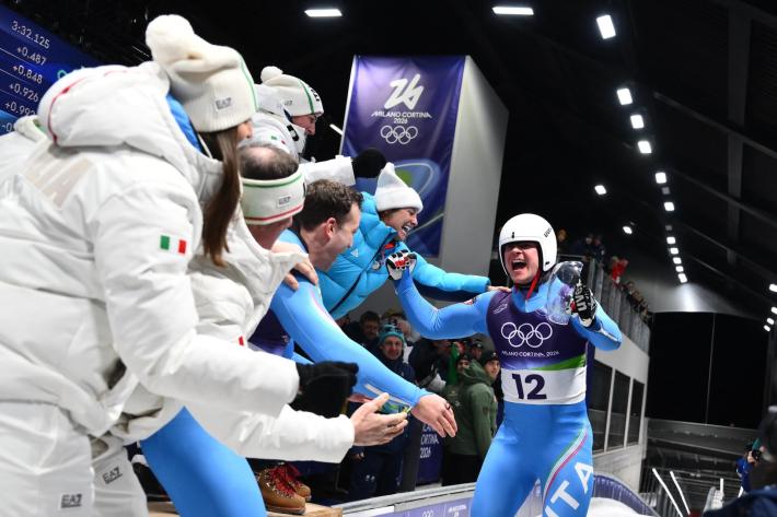 Olimpiadi, piovono medaglie per l'Italia: bronzo anche nello slittino con Fischnaller. Siamo a quota 8 
