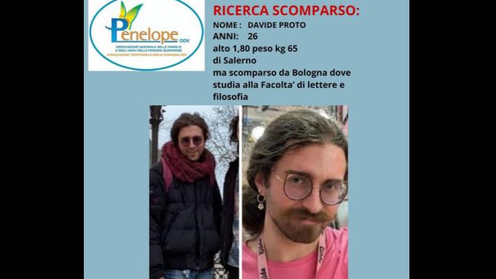 Giovane di 26 anni scomparso a Bologna, la famiglia attiva le ricerche