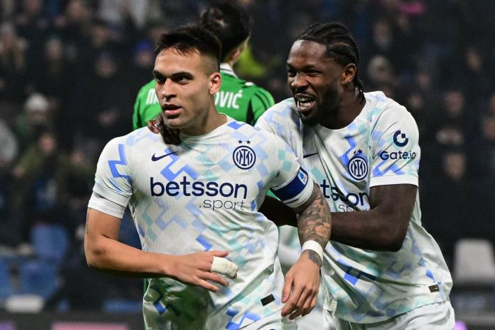 Serie A 24esima giornata: manita dell'Inter col Sassuolo Risultati e classifica