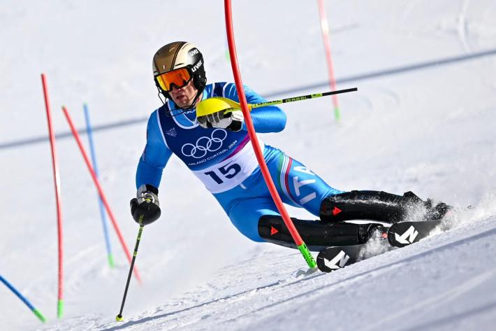 Esordio sfortunato per Saccardi. Esce subito a Madonna di Campiglio