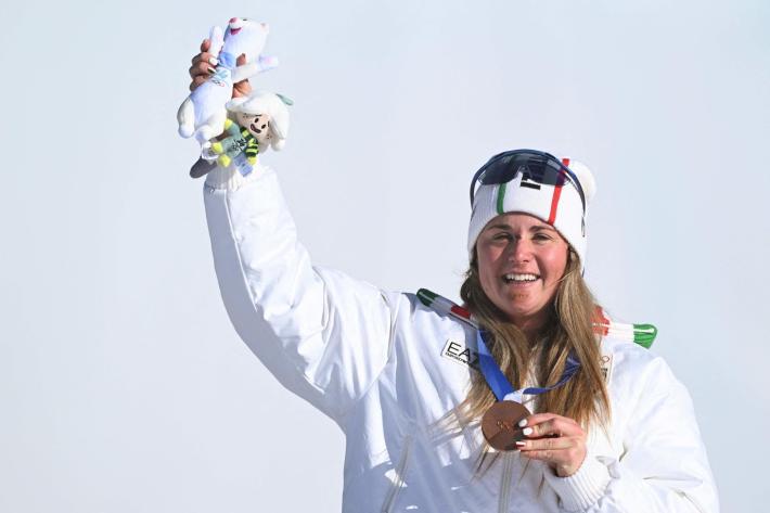 Milano Cortina: Moioli bronzo nello snowboard cross