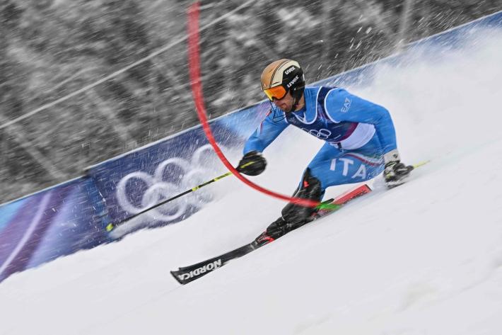 Exploit di Saccardi alle Olimpiadi: decimo nella prima manche di slalom