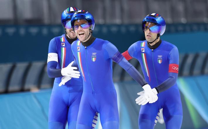 Pattinaggio di velocit&agrave;: oro dell'Italia nell'inseguimento a squadre