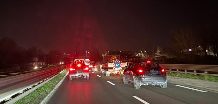 Disagi per incidente, code in tangenziale nord 