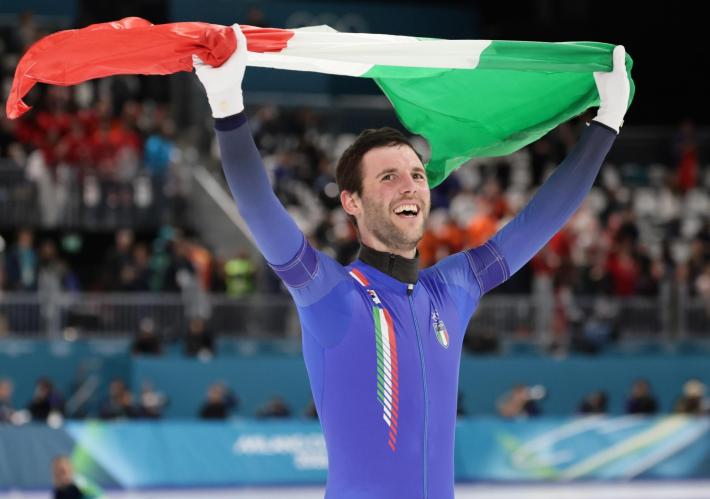 Olimpiadi: pattinaggio in pista lunga, bronzo per Giovannini. Ski cross, oro e argento per l'Italia