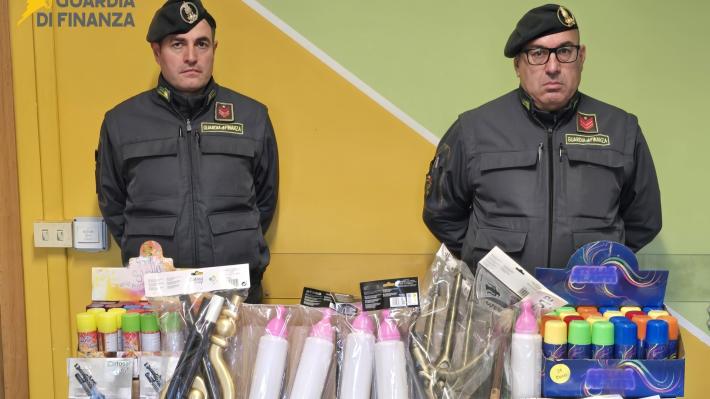 Sequestrati oltre 2.000 prodotti non sicuri presso tre diversi esercizi commerciali della provincia.