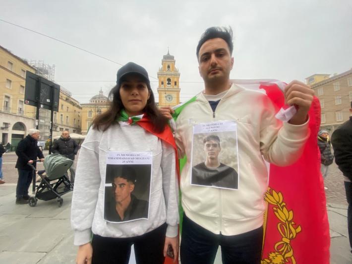 Bandiere e speranza: la comunit&agrave; iraniana di Parma attraversa la citt&agrave;