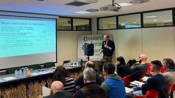 Van Amburgh, luminare su scala mondiale della nutrizione animale ospite al Consorzio Agrario di Parma