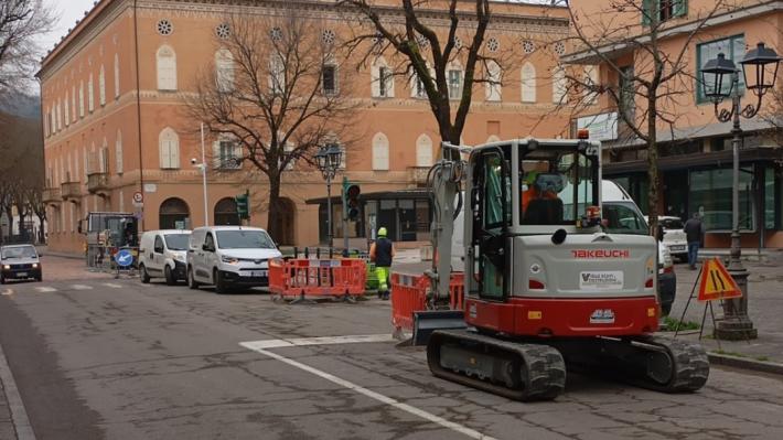 Salsomaggiore, viale Matteotti: lavori in due tratti fino al 27 marzo