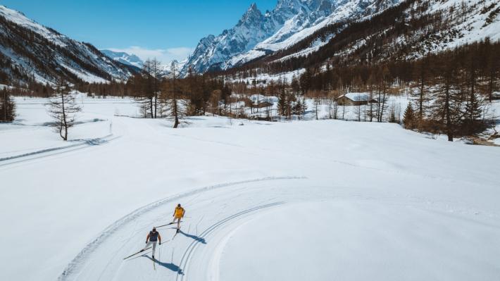 Tra Courmayeur  e il monte Bianco per un ultimo assaggio d'inverno