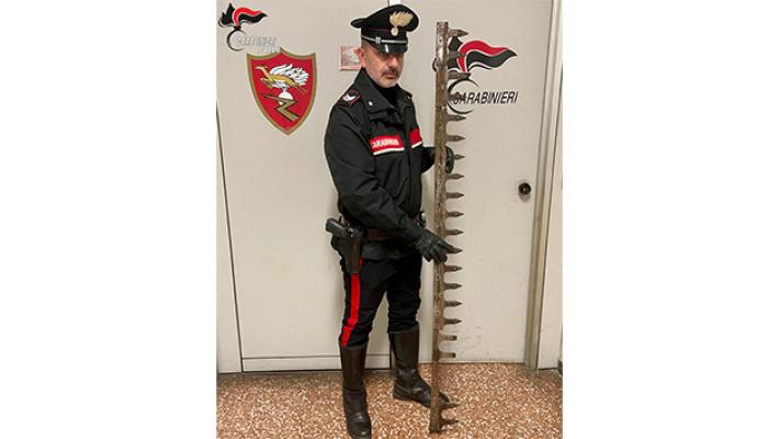 Parma: durante la lite minaccia e ferisce il rivale con la barra falciante di una &ldquo;falciatrice&rdquo;. Denunciato 50enne italiano 