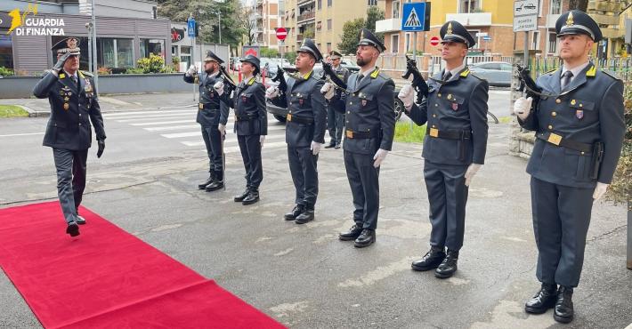 Il comandante regionale Kalenda a Parma: elogio all'impegno quotidiano della guardia di finanza