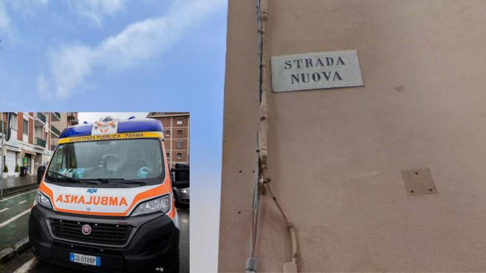 Scontro auto scooter qesta mattina in centro a Parma