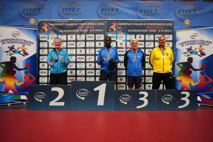 Campionati Italiani Master a Salso, gi&agrave; assegnati 10 titoli in singolo e 19 in doppio 