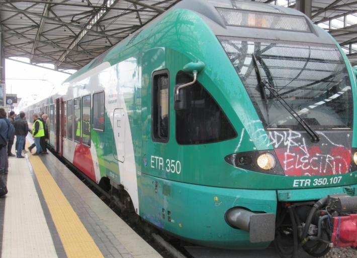 Sulla Parma-Suzzara il primo treno elettrico della storia