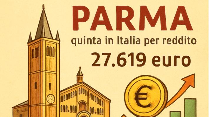 Parma si conferma quinta in italia per reddito procapite