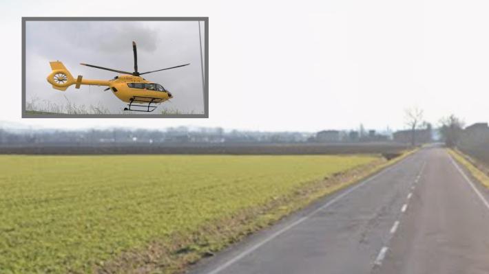 Cade con lo scooter in un fosso: ricoverato in Rianimazione in gravi condizioni