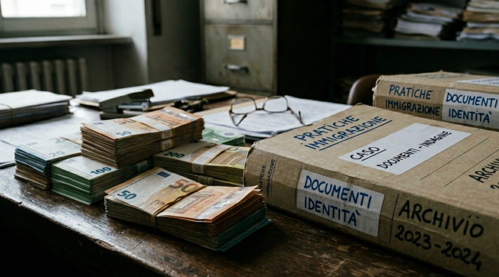 Soldi e sesso in cambio di documenti a immigrati: 120 indagati a Napoli