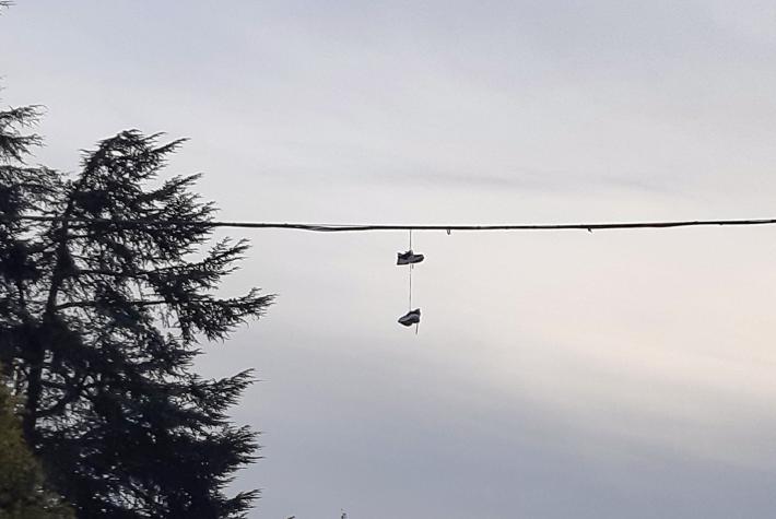 Via le scarpe volanti dal parco Testoni