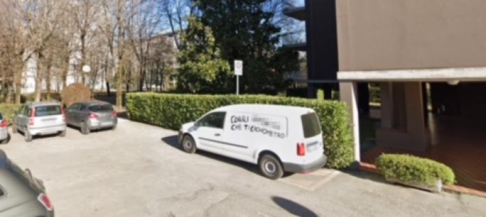 Largo Lucchino Visconti vandali