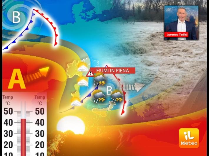 Altre 24 ore di maltempo, poi il sole torna protagonista