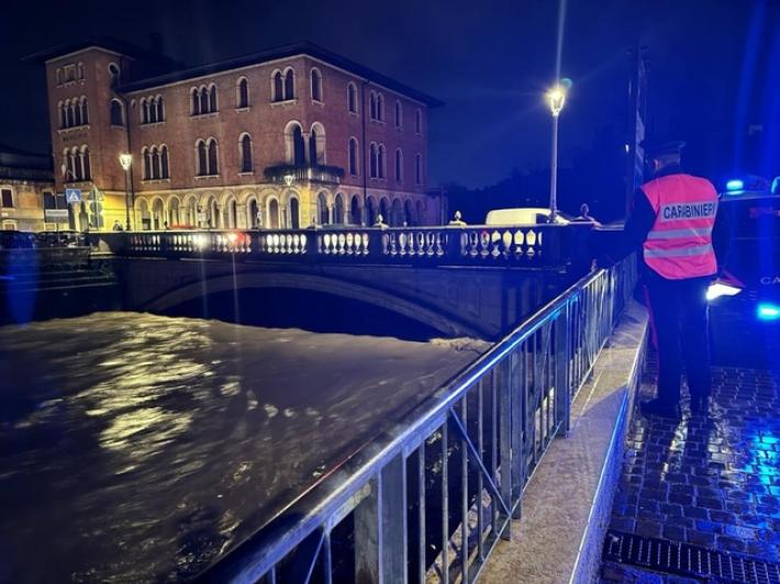 Un disperso per il maltempo in Veneto