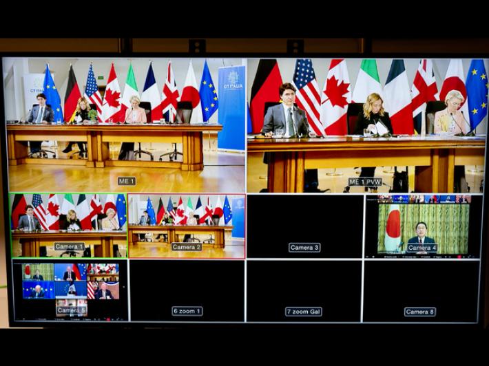 Leader G7, 'beni congelati fino a che Mosca non risarcisce Kiev'