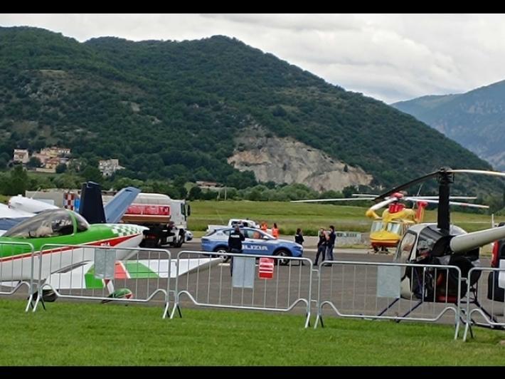 Muore investito da mezzo pesante all'Air show L'Aquila