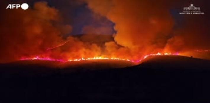 Grecia flagellata da incendi: evacuata Maratona e altre citta vicino ad Atene