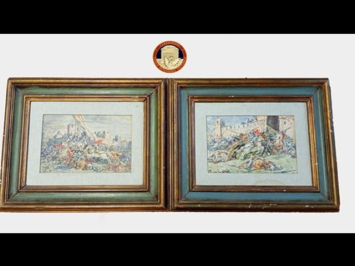 Ritrovati in fiera a Parma due dipinti rubati a Forl&igrave; nel 2018