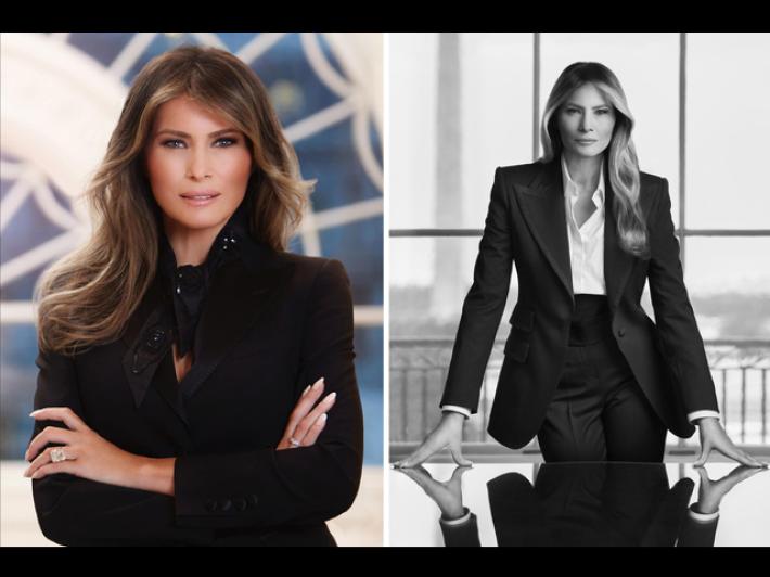 Melania Trump, la foto ufficiale da power woman