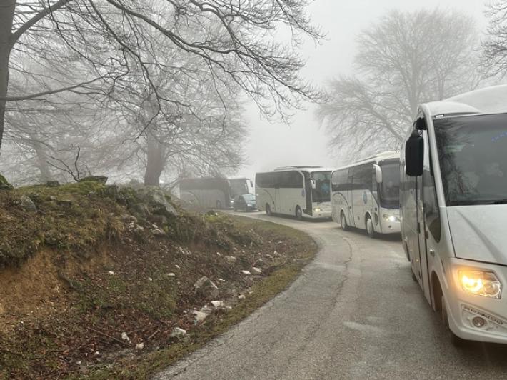 'Effetto Roccaraso', boom di bus e turisti a Campitello Matese