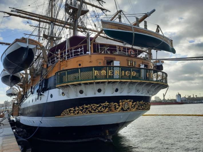 L'Amerigo Vespucci a Ortona dal 4 al 6 aprile
