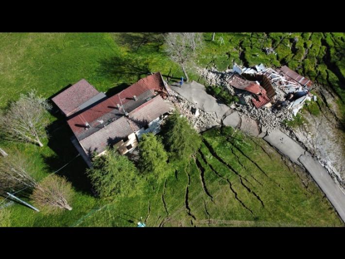 Grande frana nel Modenese, si &egrave; spostata di altri 30 metri