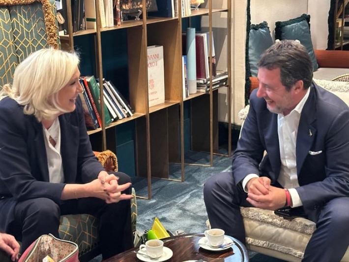 Salvini, Le Pen ha il nostro appoggio per vincere nel 2027