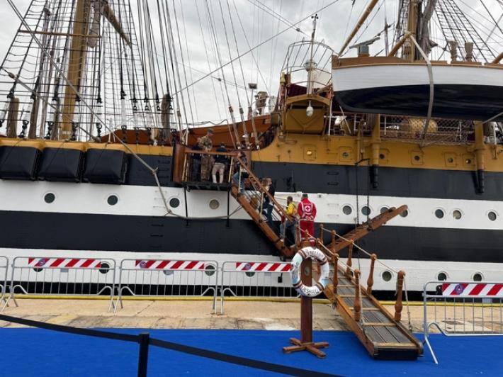 L'Amerigo Vespucci a Gaeta dal 24 al 27 maggio