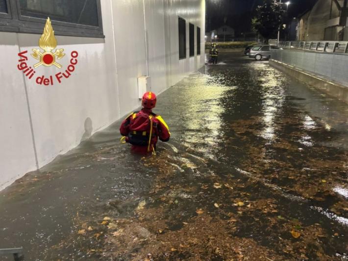 Maltempo nel Comasco, 169 interventi di soccorso nella notte